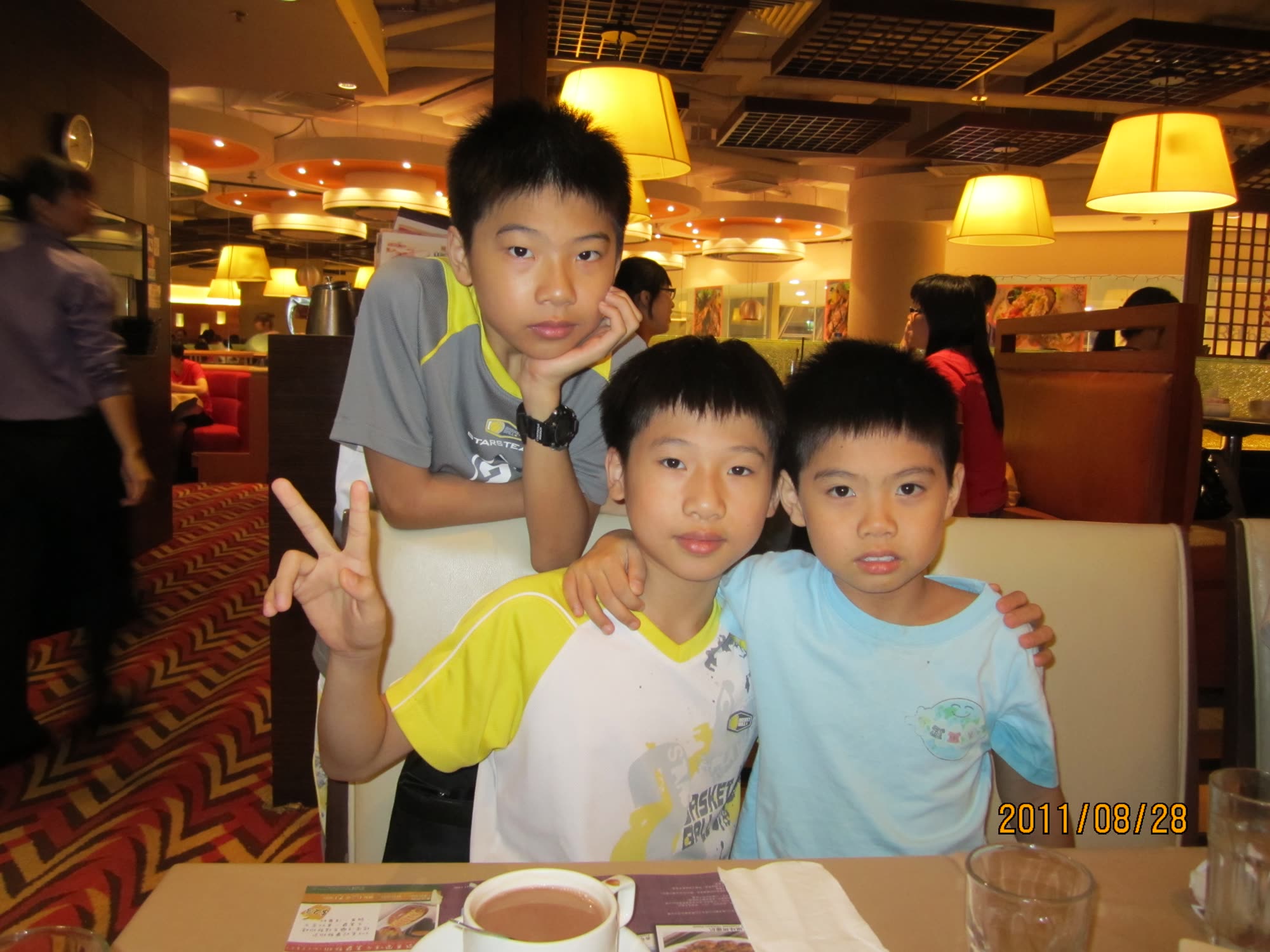 Growing up in Hong Kong with my two brothers