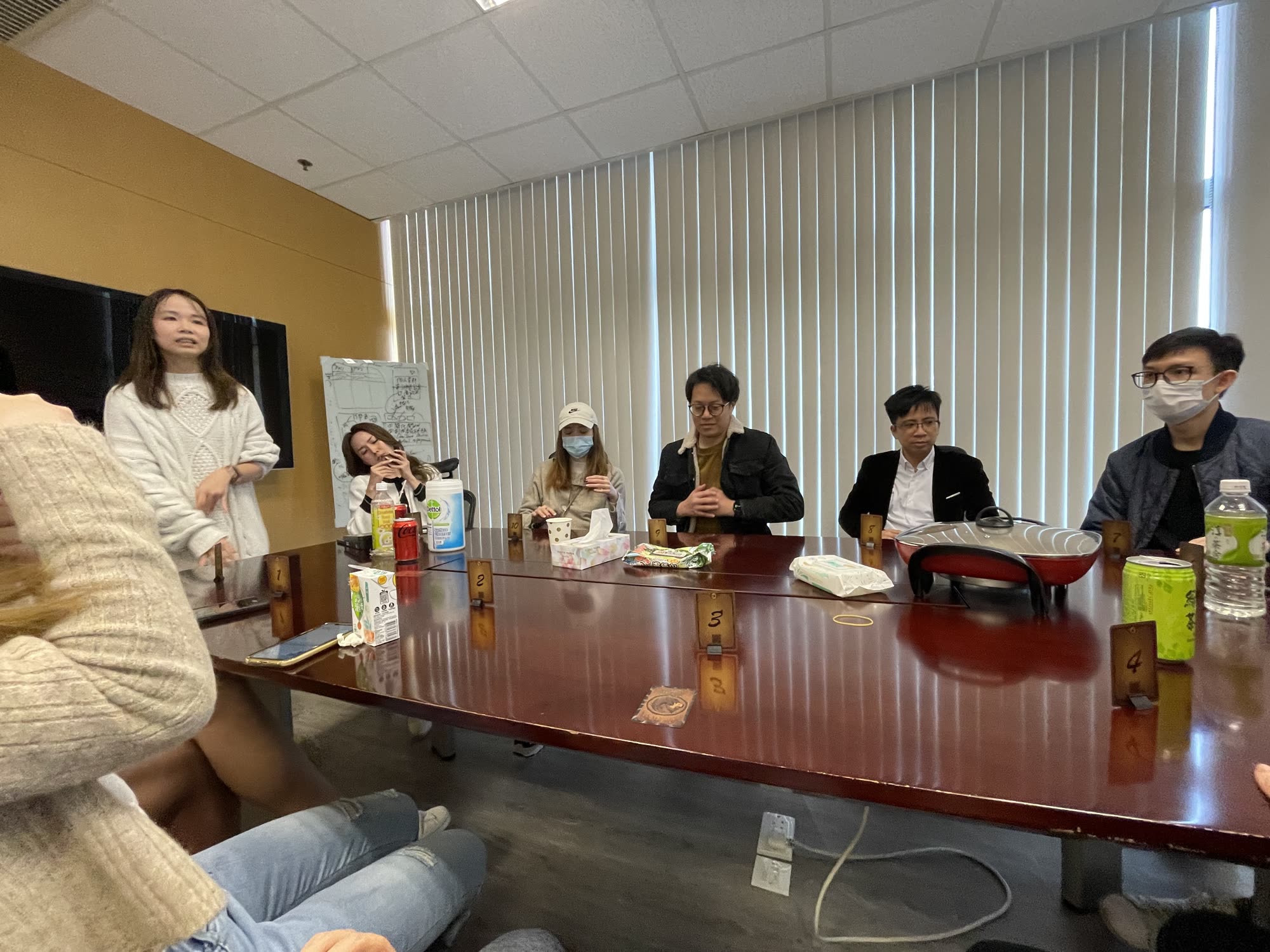 Startup party with the Wemakeapp team during my software team-lead stint